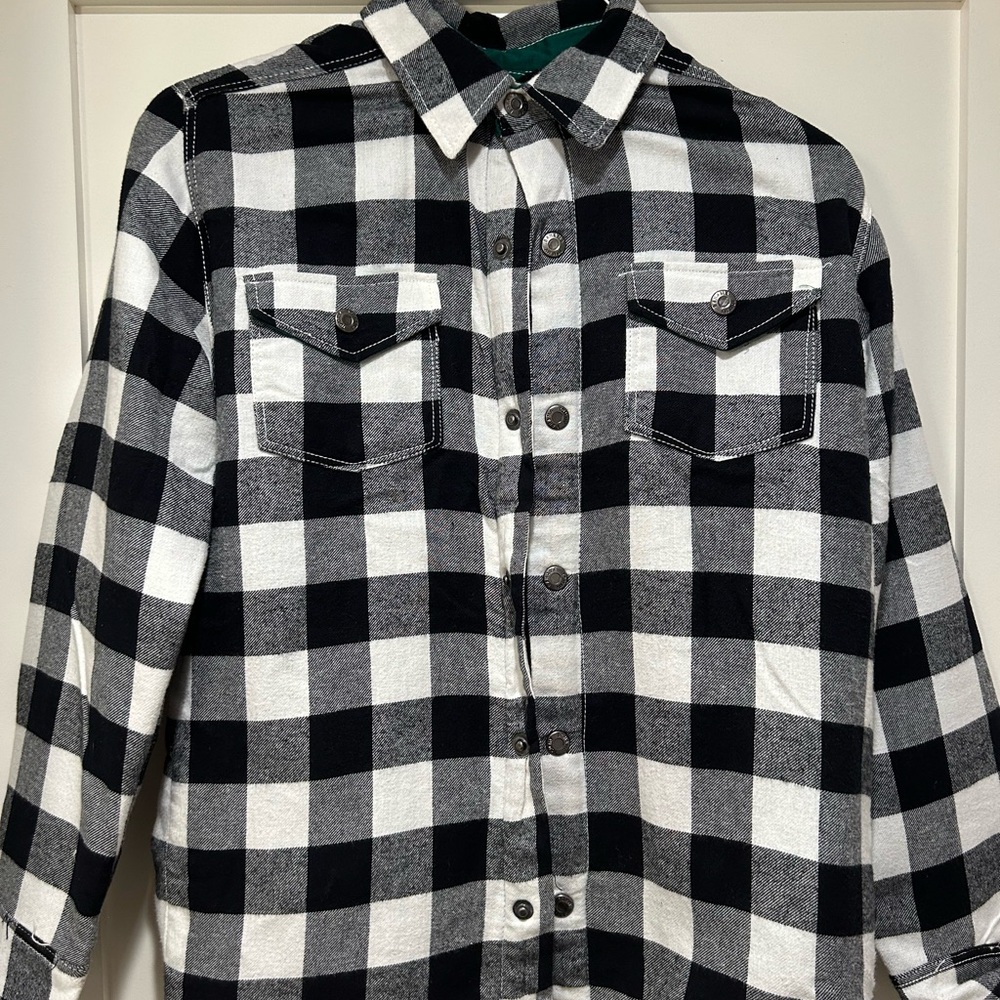 Tommy Bahama Boy Sherpa Lined Buffalo Plaid Jacket